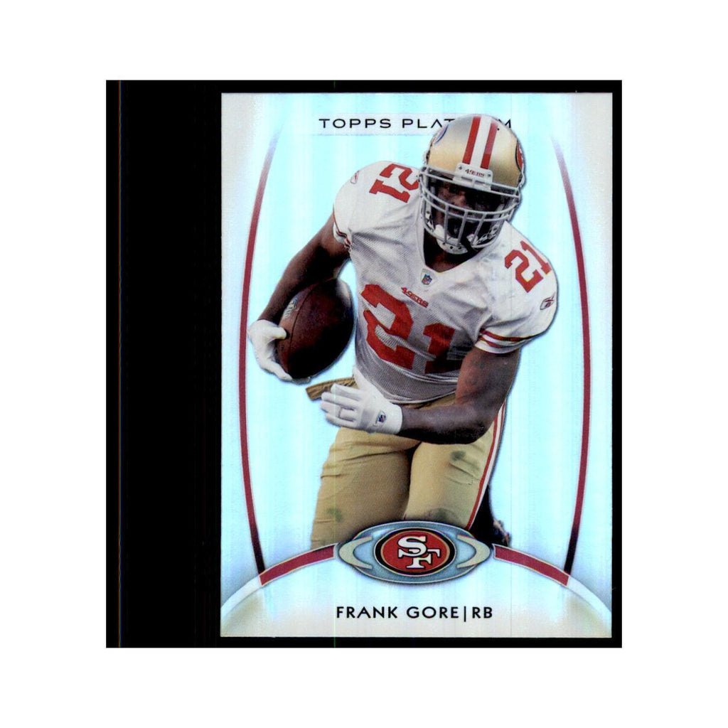 2012 Topps Platinum Frank Gore Football Cards #25