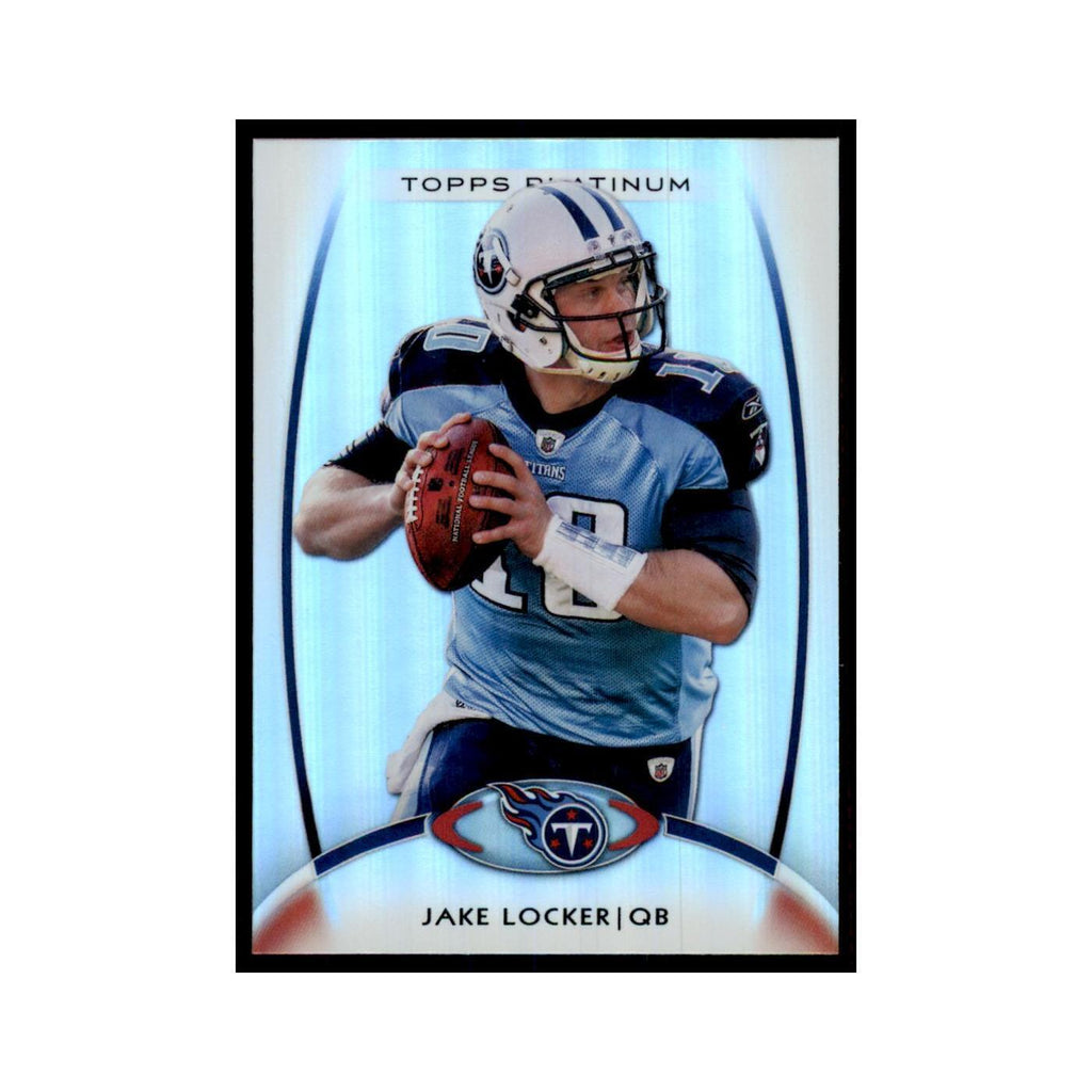 2012 Topps Platinum Jake Locker Football Cards #79
