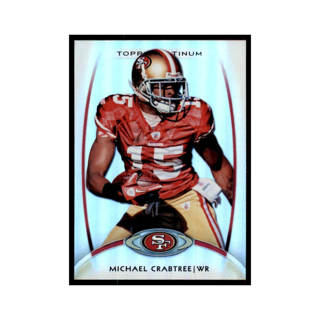 2012 Topps Platinum Michael Crabtree Football Cards #74