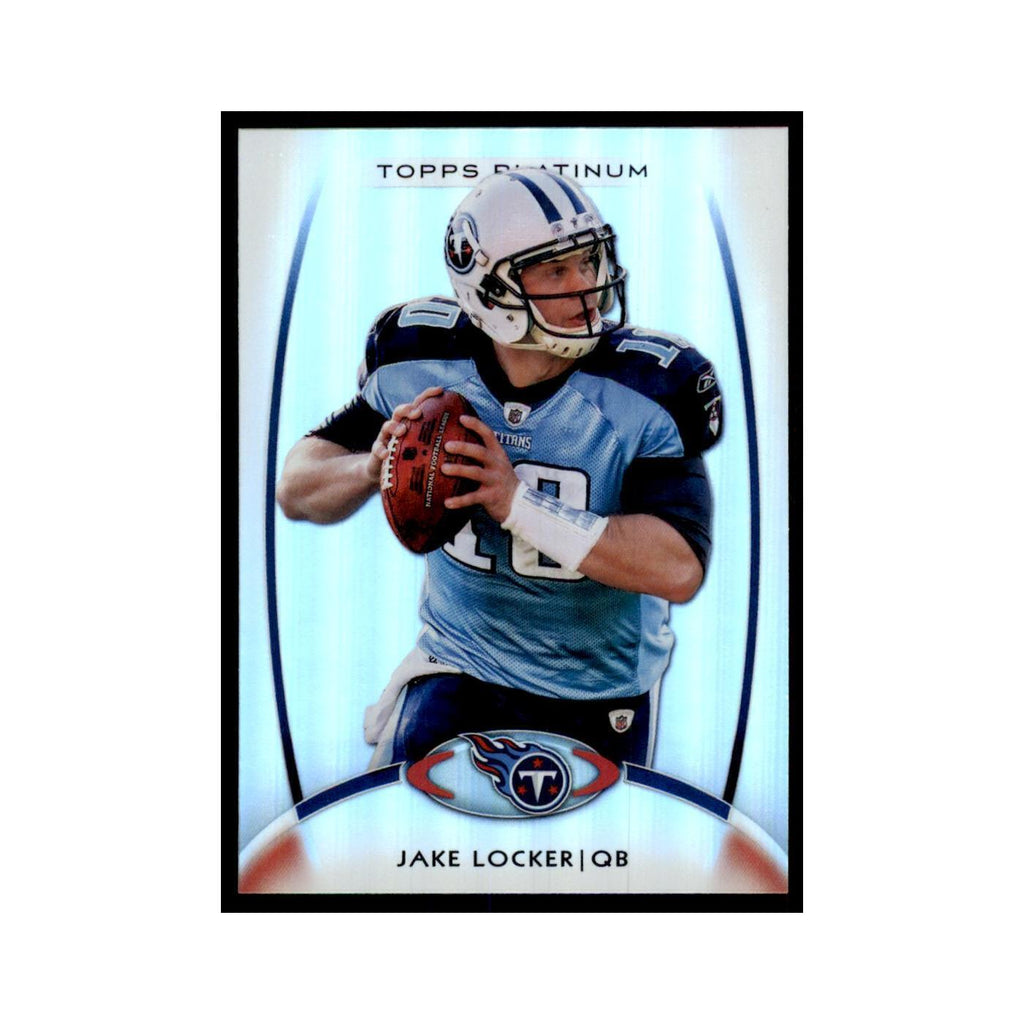 2012 Topps Platinum Jake Locker Football Cards #79