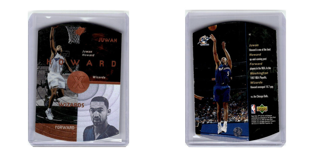 1998 Upper Deck SPx Juwan Howard Wizards #49