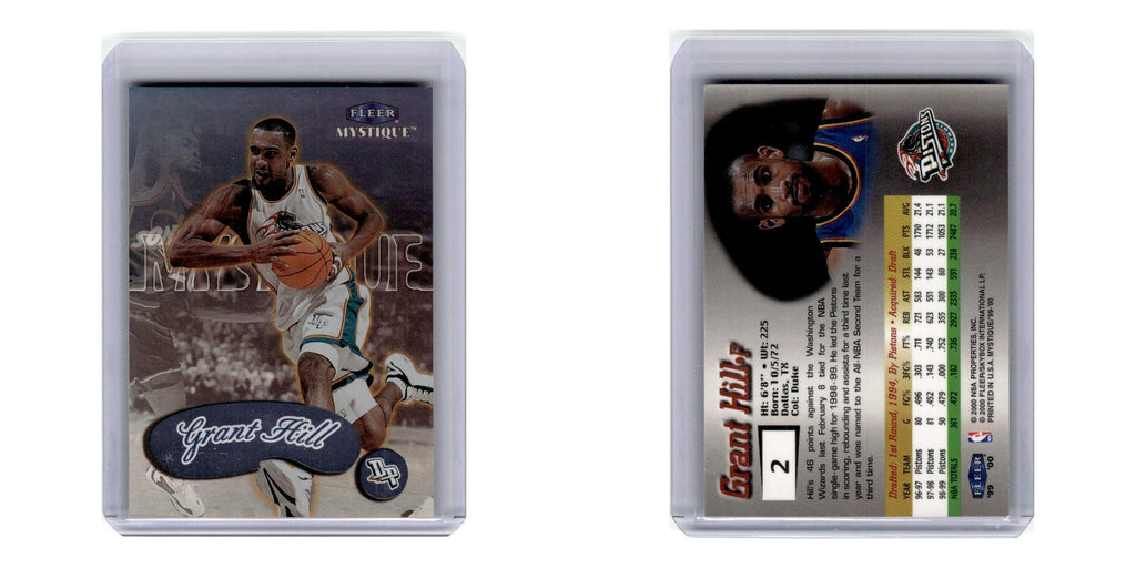 1999 Fleer Mystique Grant Hill Pistons #2