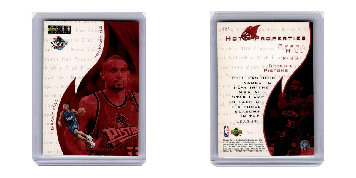1997 Collector's Choice Grant Hill Pistons #363