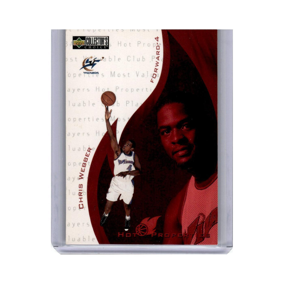 1997 Collector's Choice Chris Webber Wizards #384