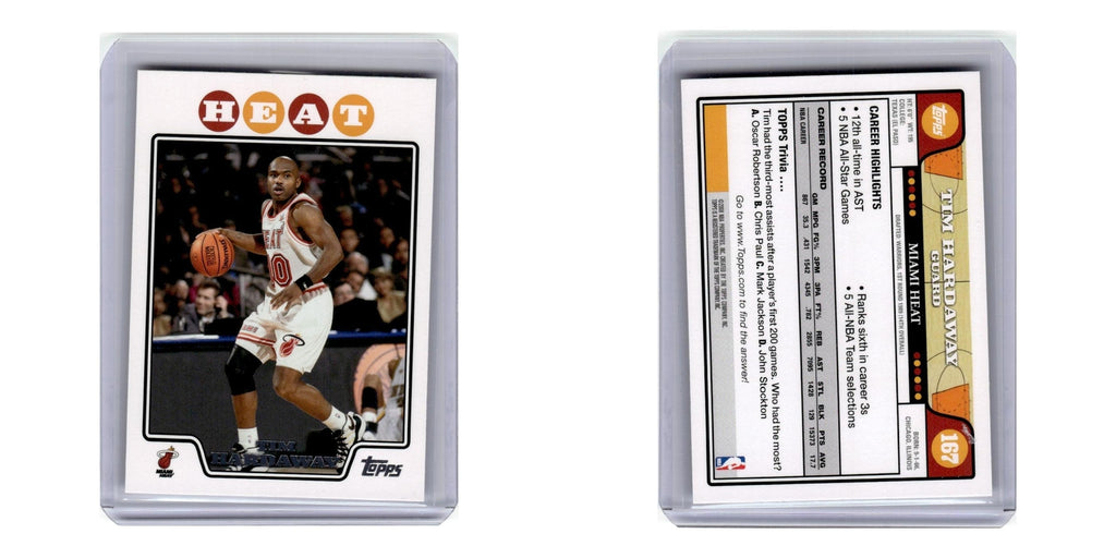 2008 Topps Tim Hardaway Heat #167