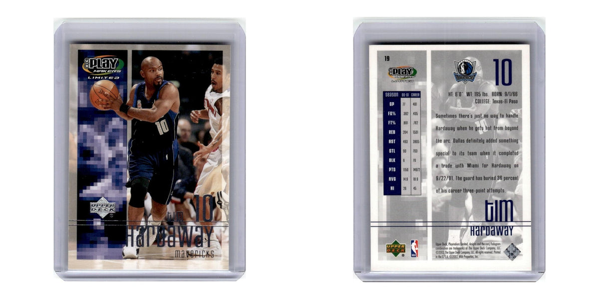 2002 Upper Deck UD Play Makers Limited Tim Hardaway #19