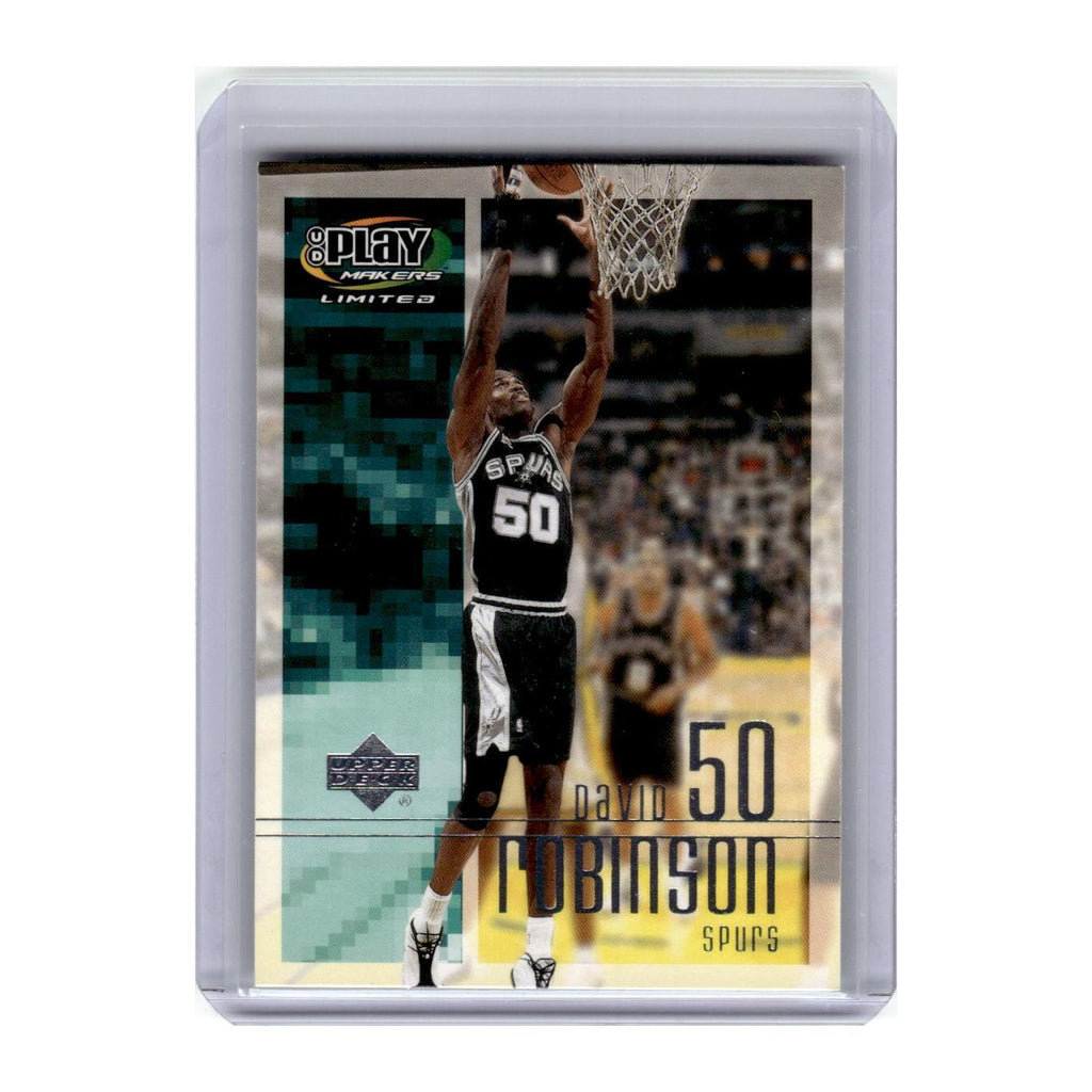 2002 Upper Deck UD Play Makers Limited David Robinson Spurs #85