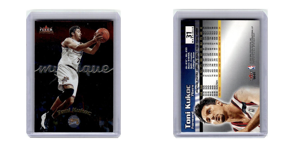 2000 Fleer Mystique Toni Kukoc 76ers #31