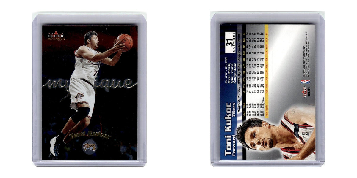 2000 Fleer Mystique Toni Kukoc 76ers #31