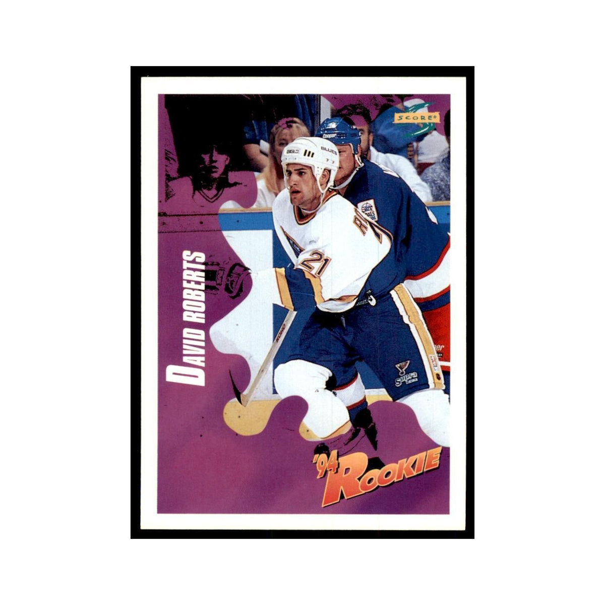 David Roberts 1994 Score #222 Hockey Cards Hockey Card NM
