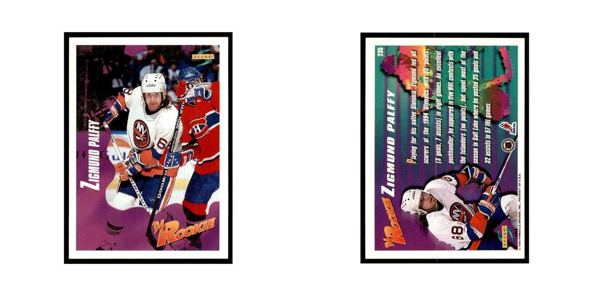 Zigmund Palffy Rookie 1994 Score #235 Hockey Cards Hockey Card NM