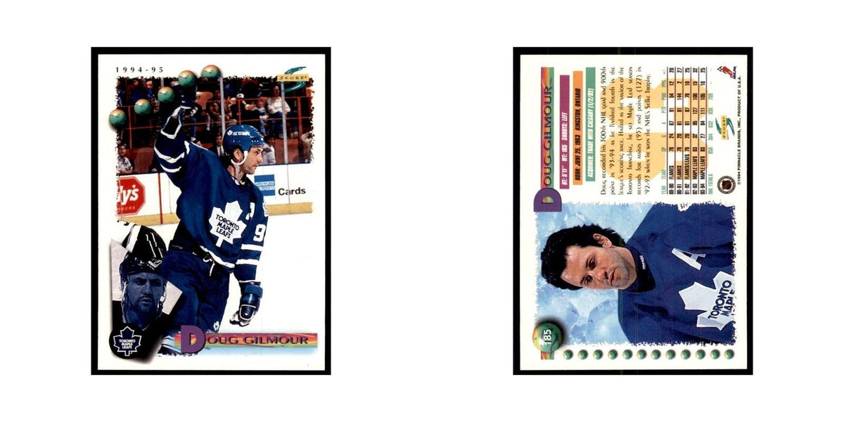 Doug Gilmour 1994 Score #185 Hockey Cards Hockey Card NM