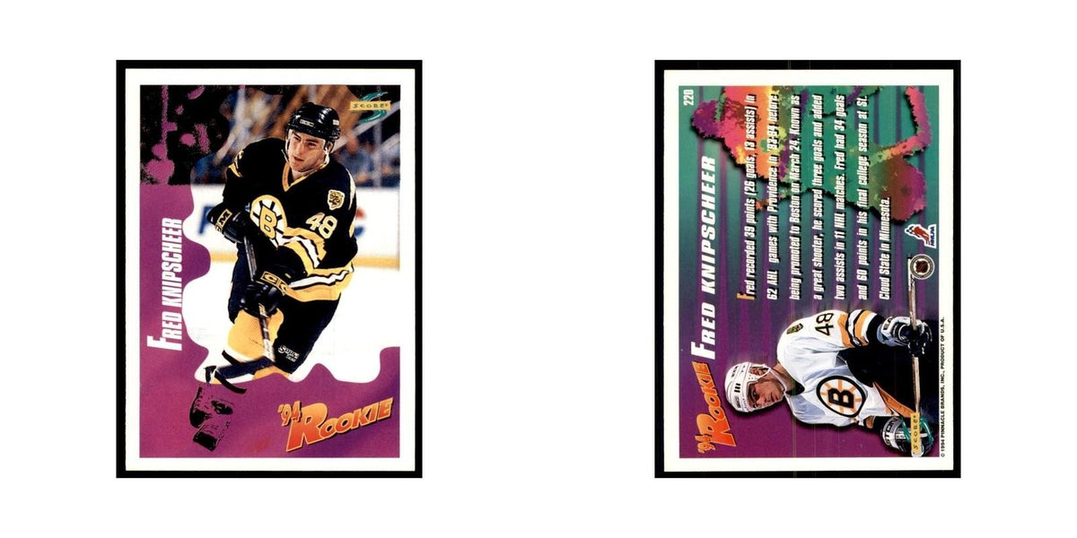 Fred Knipscheer 1994 Score #220 Hockey Cards Hockey Card NM