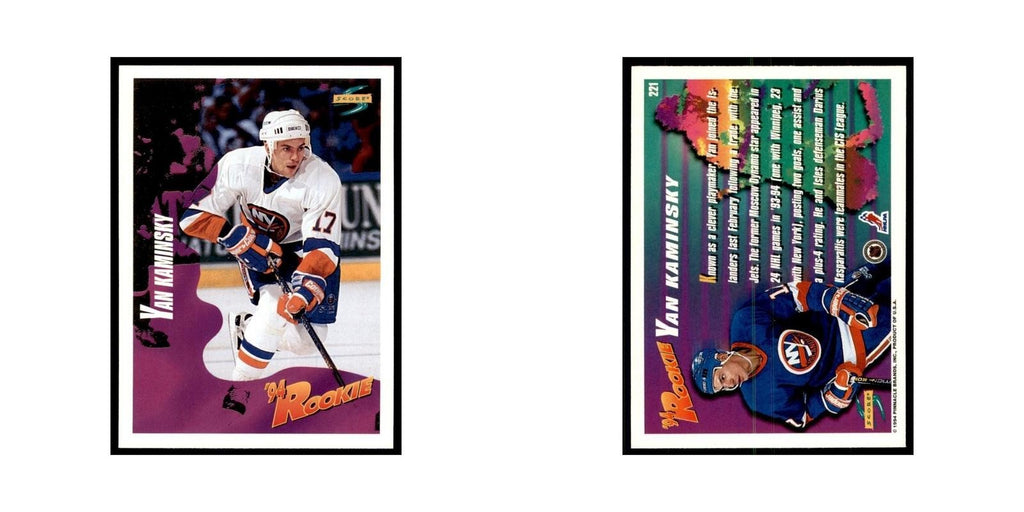 Yan Kaminsky 1994 Score #221 Hockey Cards Hockey Card NM