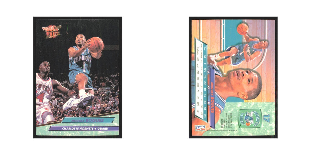 Muggsy Bogues 1992 Fleer Ultra #17 Charlotte Hornets Basketball Card NM