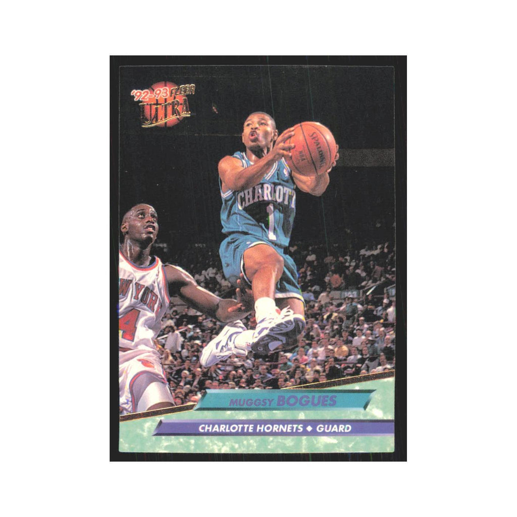 Muggsy Bogues 1992 Fleer Ultra #17 Charlotte Hornets Basketball Card NM