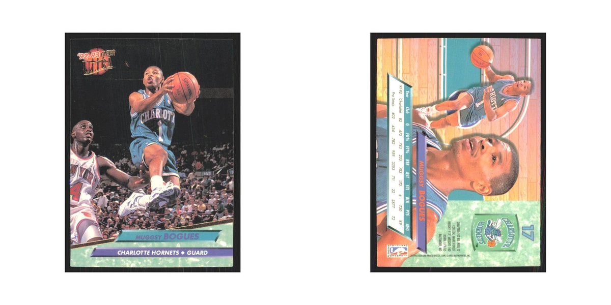 Muggsy Bogues 1992 Fleer Ultra #17 Charlotte Hornets Basketball Card NM