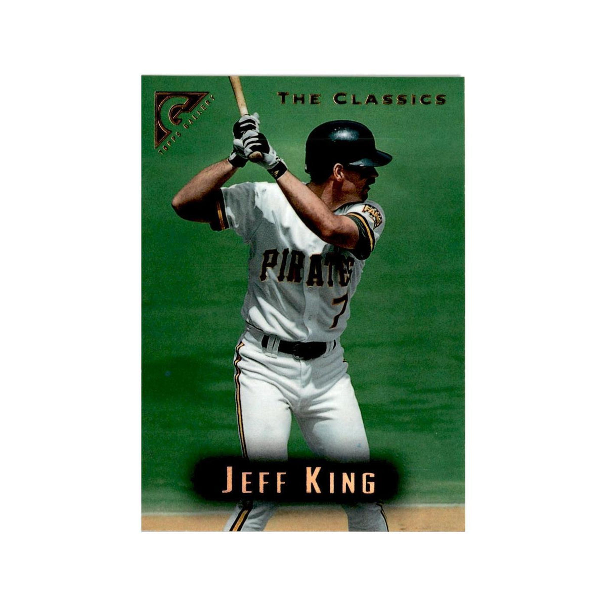 Jeff King 1996 Topps Gallery #20 Pittsburgh Pirates Baseball Card NM