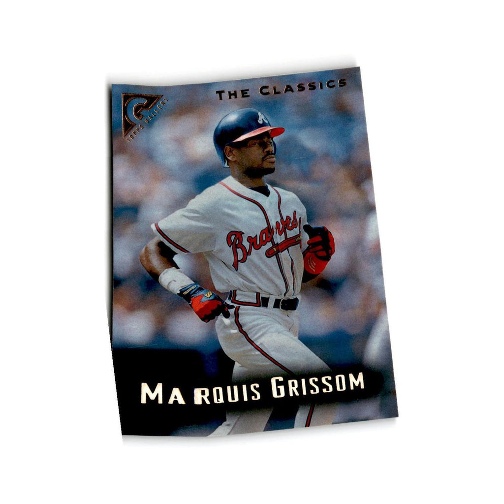 Marquis Grissom 1996 Topps Gallery #7 Atlanta Braves Baseball Card NM