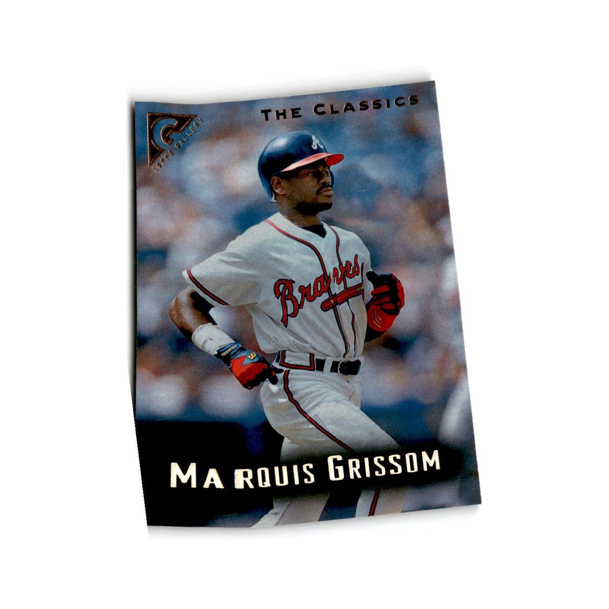 Marquis Grissom 1996 Topps Gallery #7 Atlanta Braves Baseball Card NM