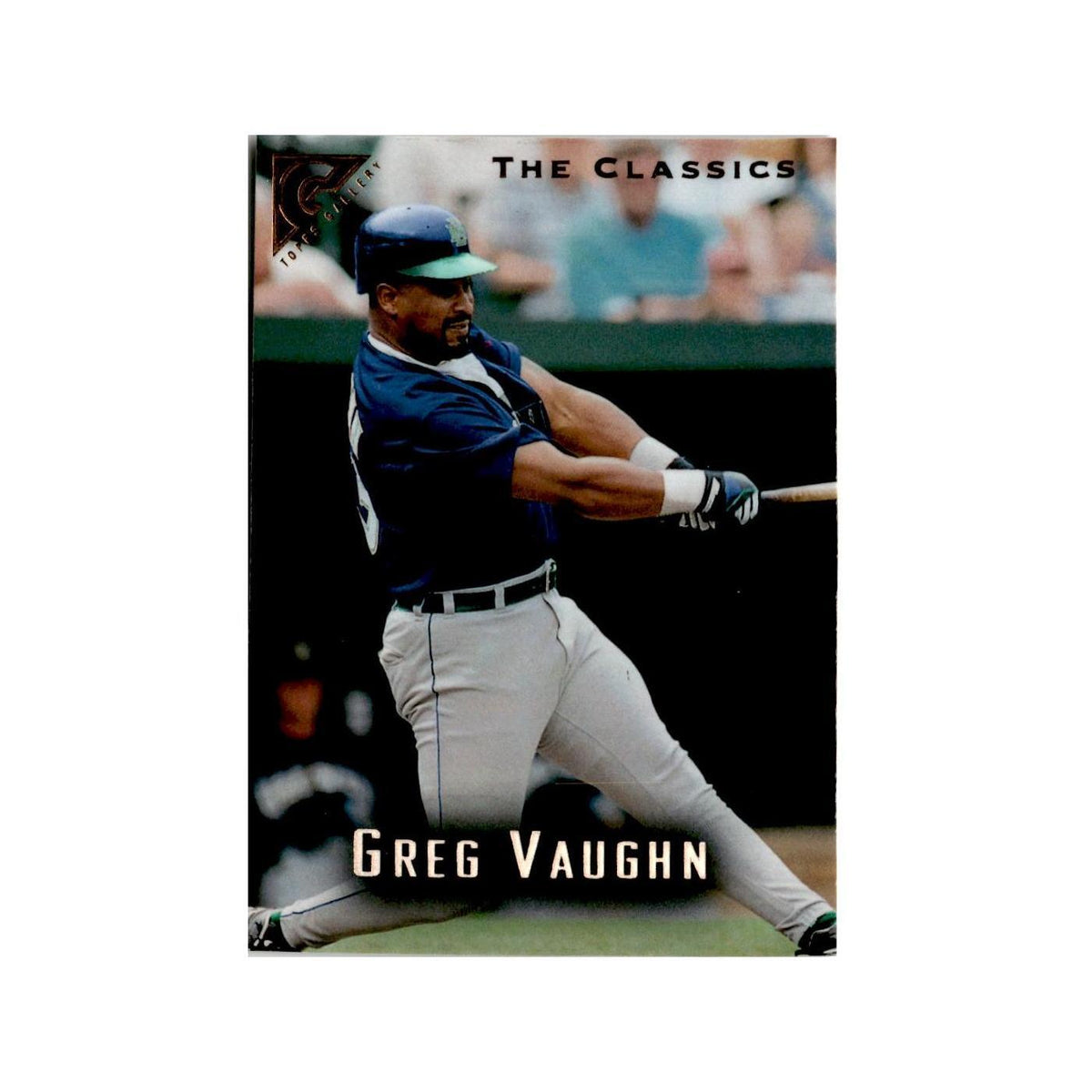 Greg Vaughn 1996 Topps Gallery #24 Milwaukee Brewers Baseball Card NM