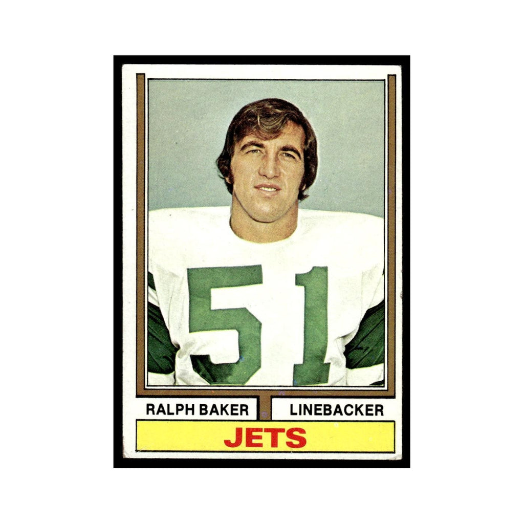 1974 Topps (Damaged) Ralph Baker Jets #68