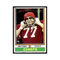1974 Topps (Damaged) Jim Tyrer Chiefs #85