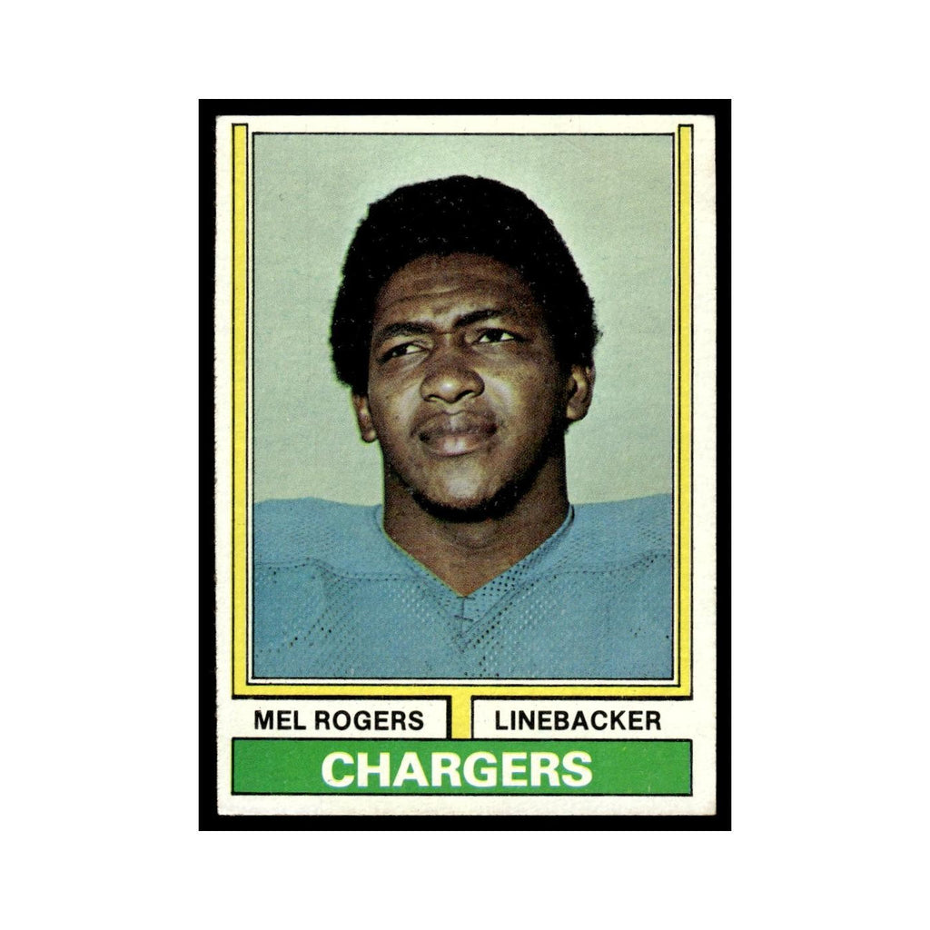 1974 Topps (Damaged) Mel Rogers San Diego Chargers #364