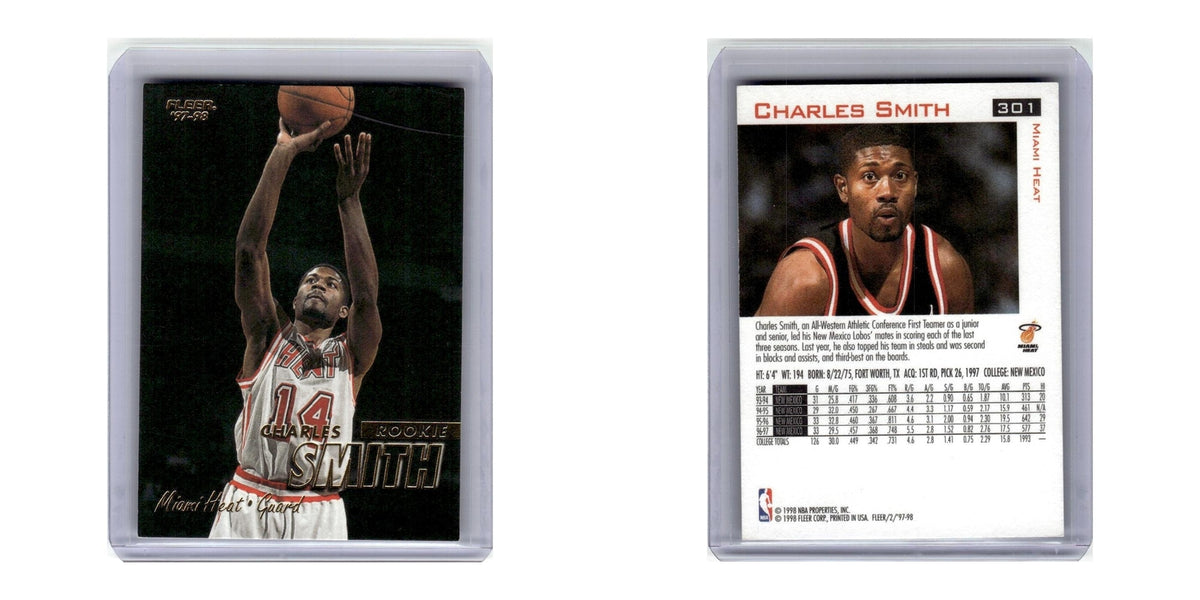 1997 Fleer Charles Smith Heat #301