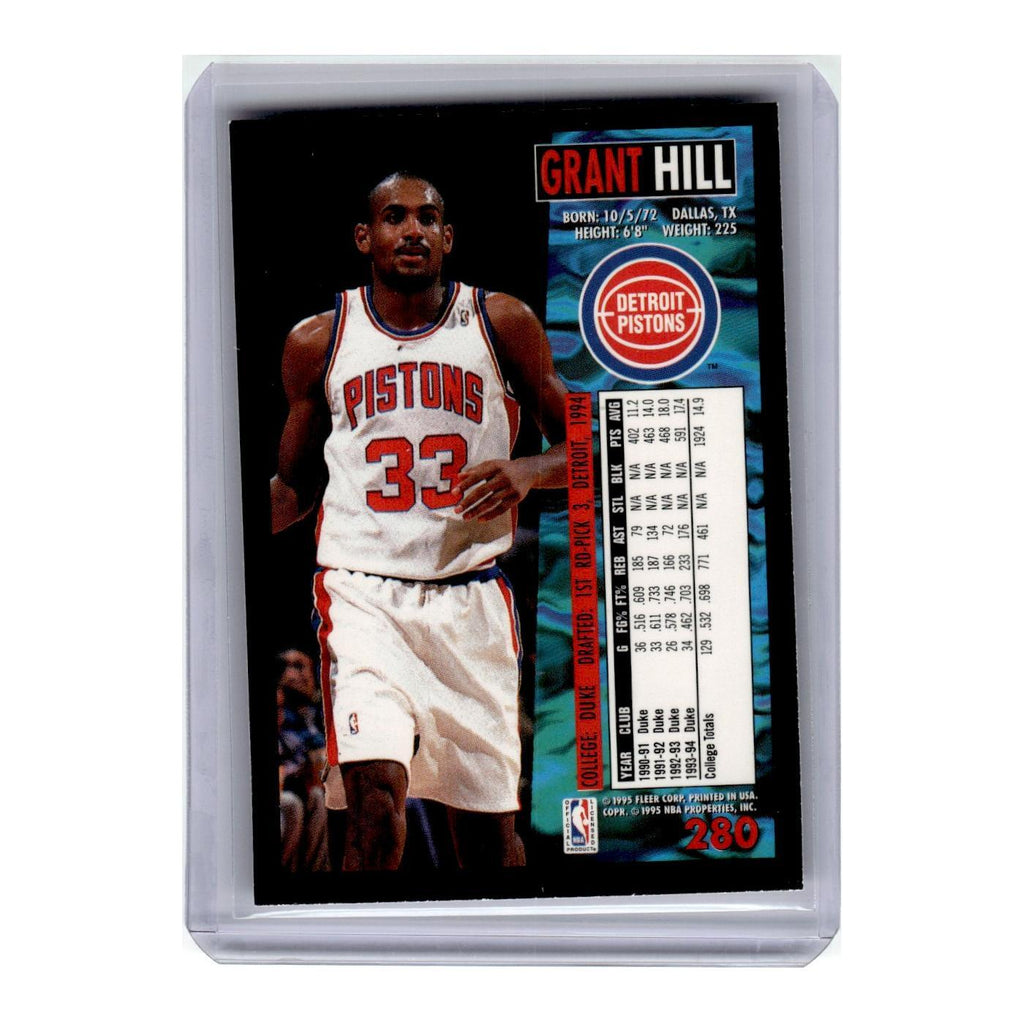 1994 Fleer Grant Hill Pistons #280