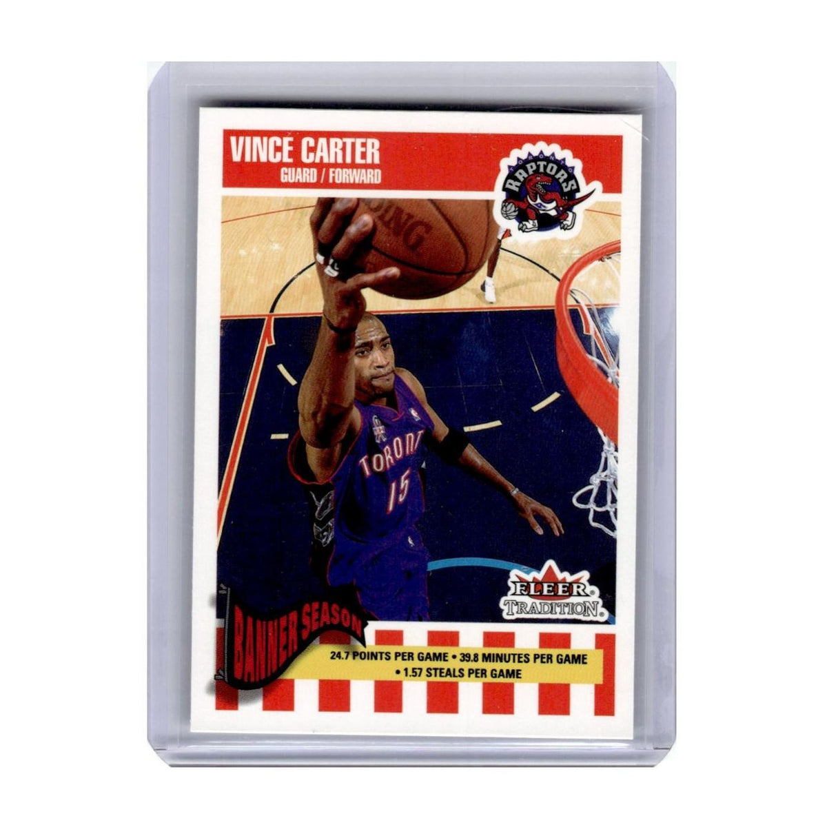 2002 Fleer Tradition Vince Carter Raptors #269