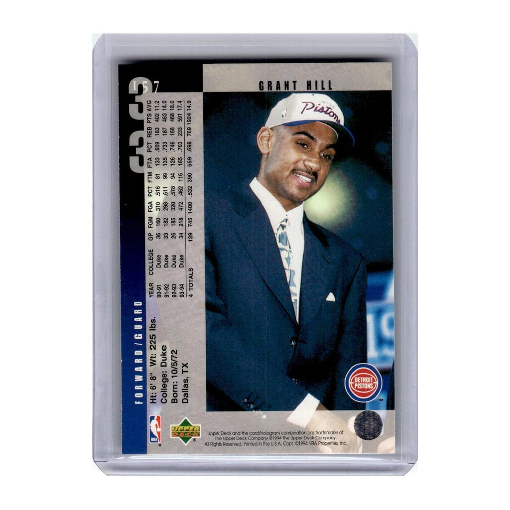 1994 Upper Deck Grant Hill Pistons #157