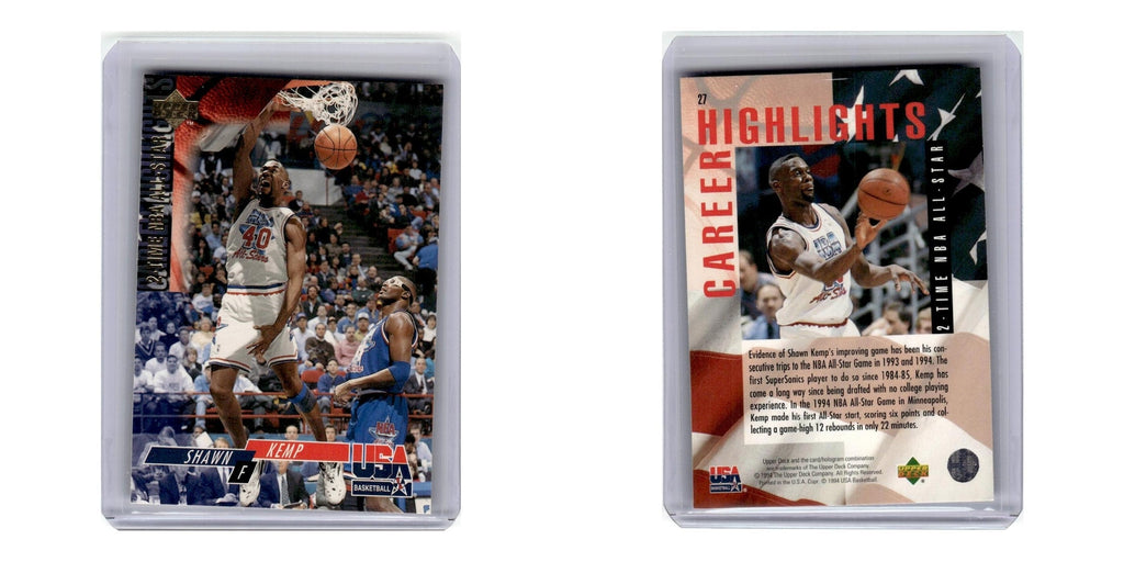 1994 Upper Deck USA Shawn Kemp #27