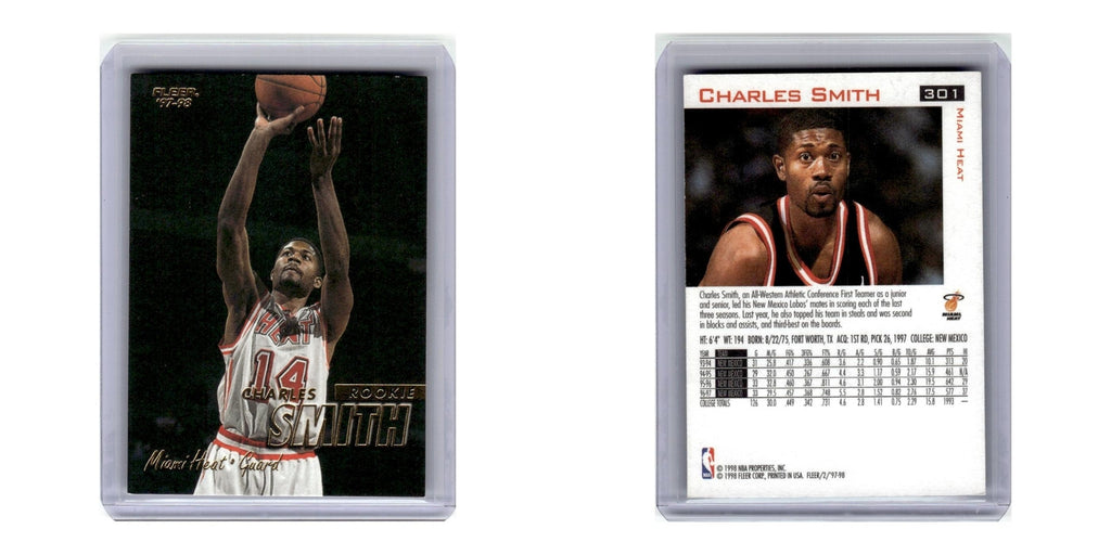 1997 Fleer Charles Smith Heat #301