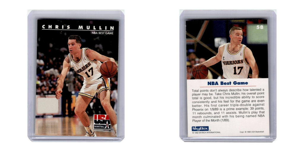 1992 SkyBox Chris Mullin USA #58