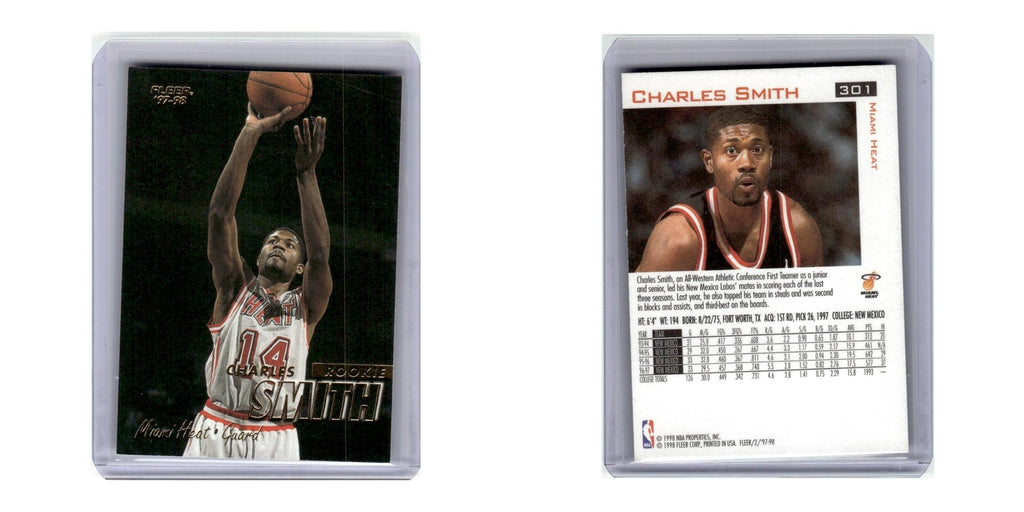 1997 Fleer Charles Smith Heat #301