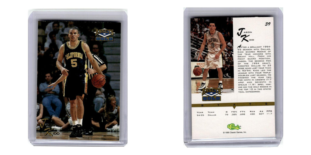 1995 Classic Assets Gold Jason Kidd #39