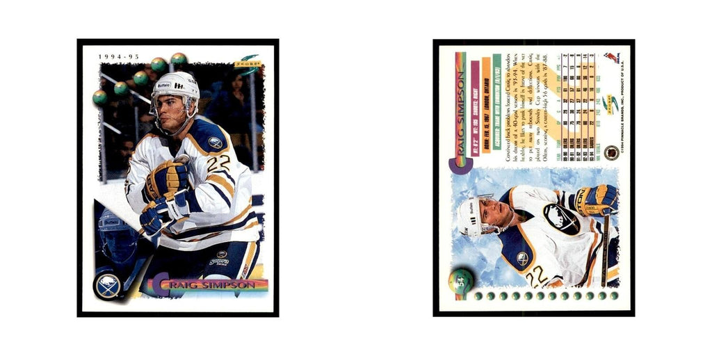 Craig Simpson 1994 Score #54 Hockey Cards Hockey Card NM