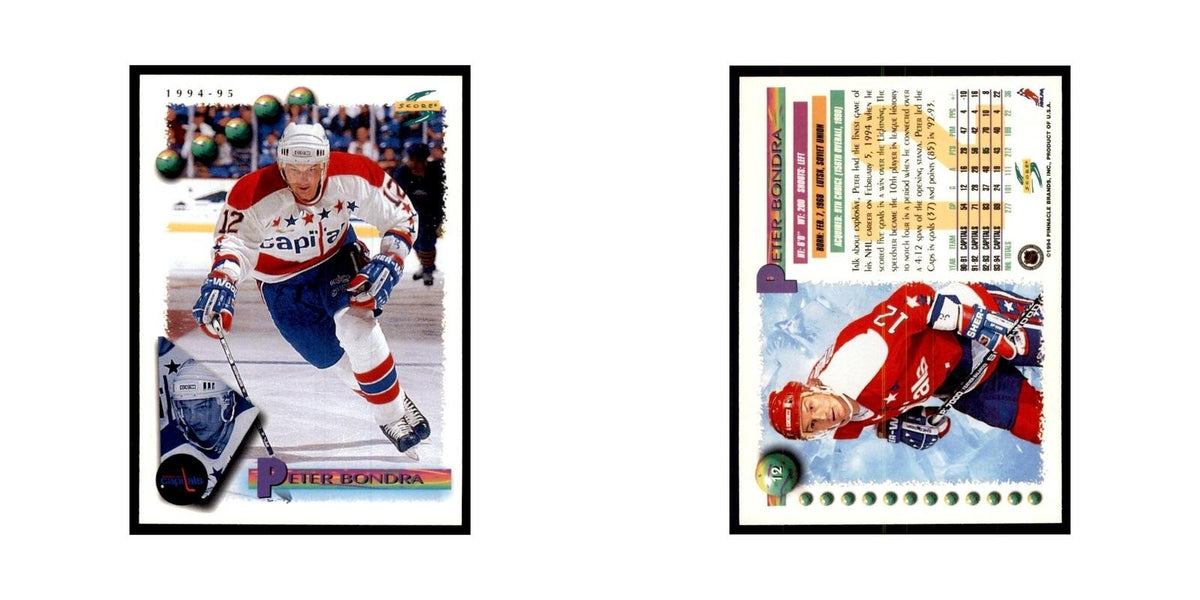 Peter Bondra 1994 Score #12 Hockey Cards Hockey Card NM