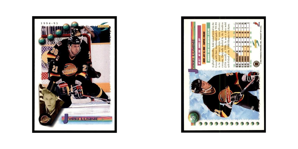 Jyrki Lumme 1994 Score #35 Hockey Cards Hockey Card NM