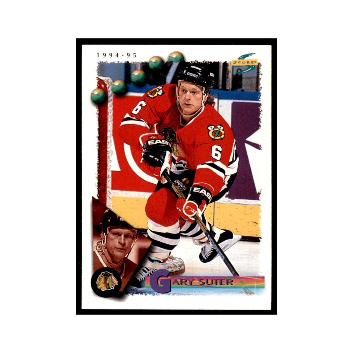 Gary Suter 1994 Score #44 Hockey Cards Hockey Card NM