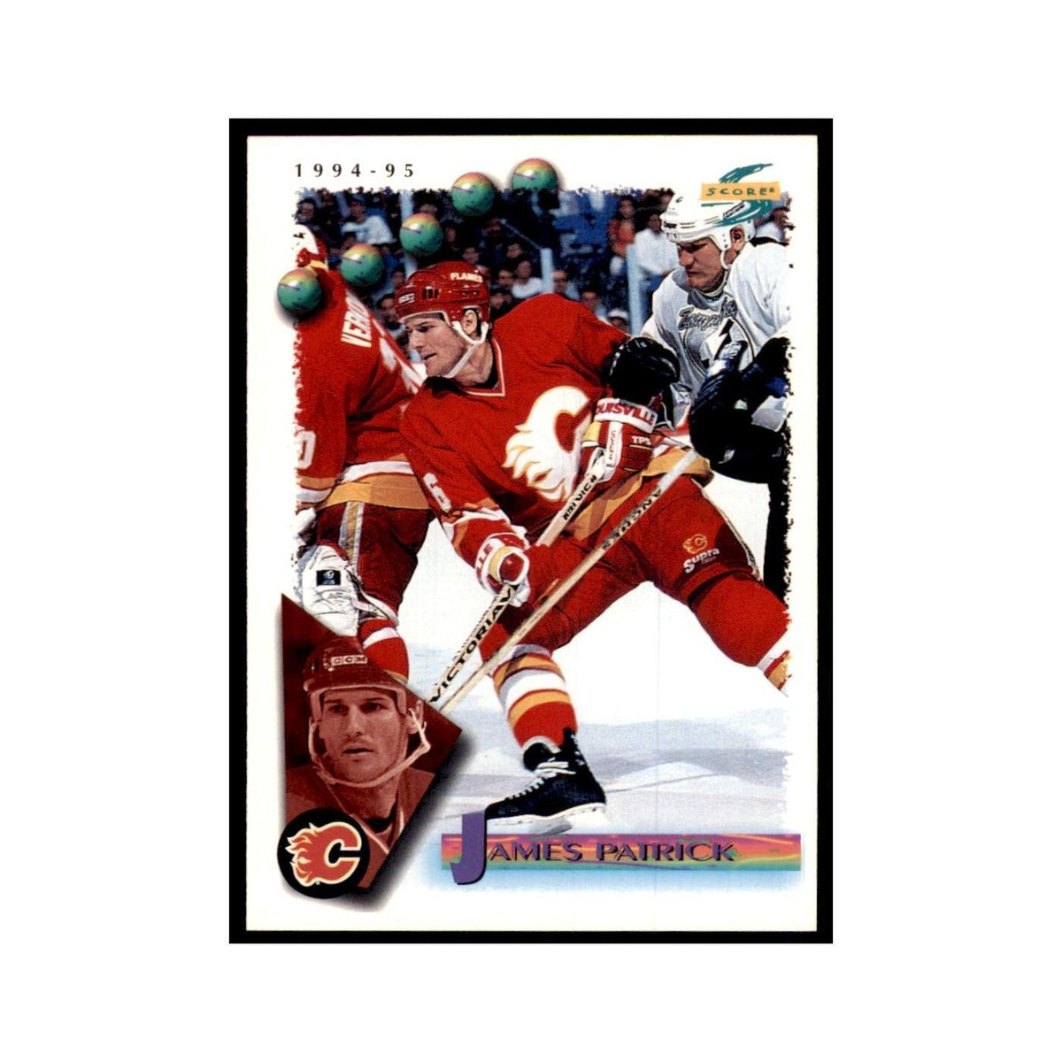 James Patrick 1994 Score #8 Hockey Cards Hockey Card NM