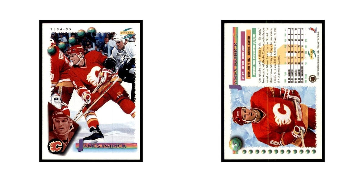 James Patrick 1994 Score #8 Hockey Cards Hockey Card NM