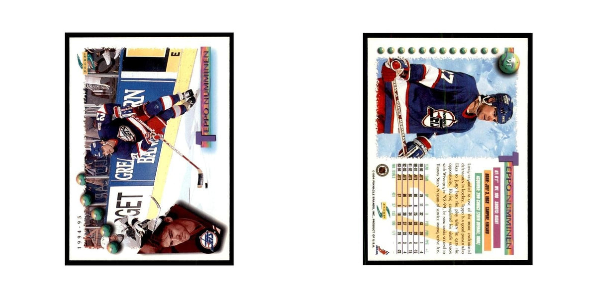 Teppo Numminen 1994 Score #91 Hockey Cards Hockey Card NM