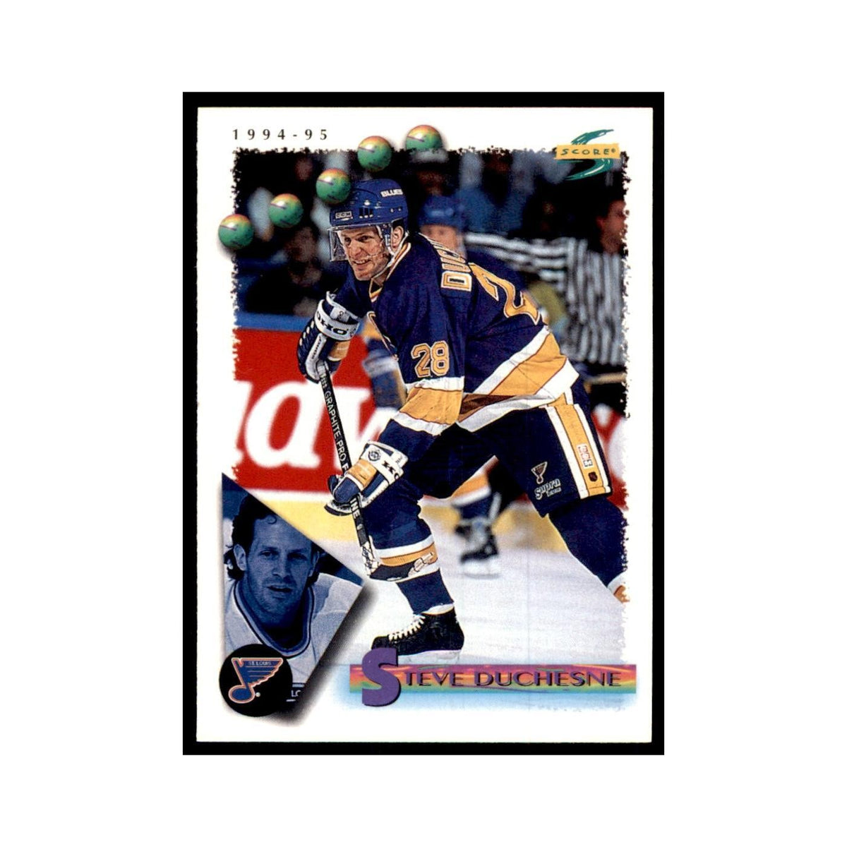 Steve Duchesne 1994 Score #52 Hockey Cards Hockey Card NM