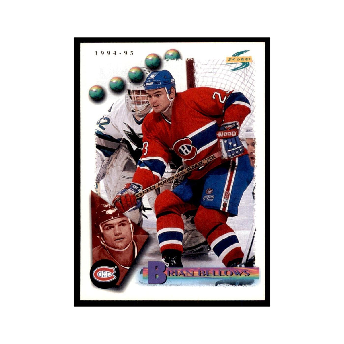 Brian Bellows 1994 Score #73 Hockey Cards Hockey Card NM