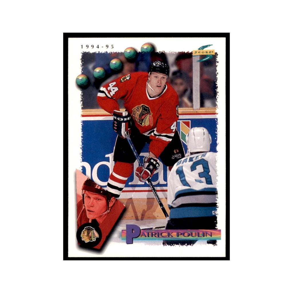 Patrick Poulin 1994 Score #6 Hockey Cards Hockey Card NM