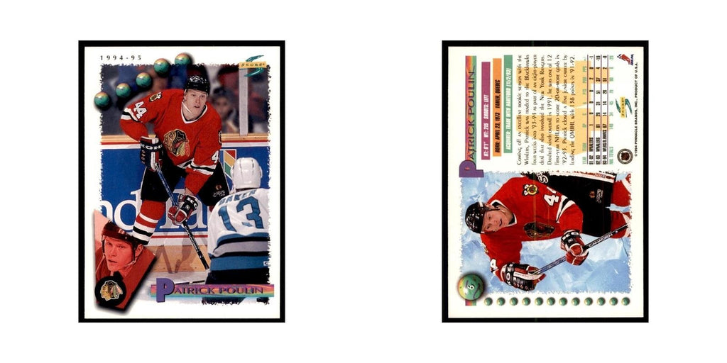 Patrick Poulin 1994 Score #6 Hockey Cards Hockey Card NM