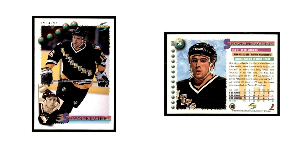 Shawn McEachern 1994 Score #108 Hockey Cards Hockey Card NM