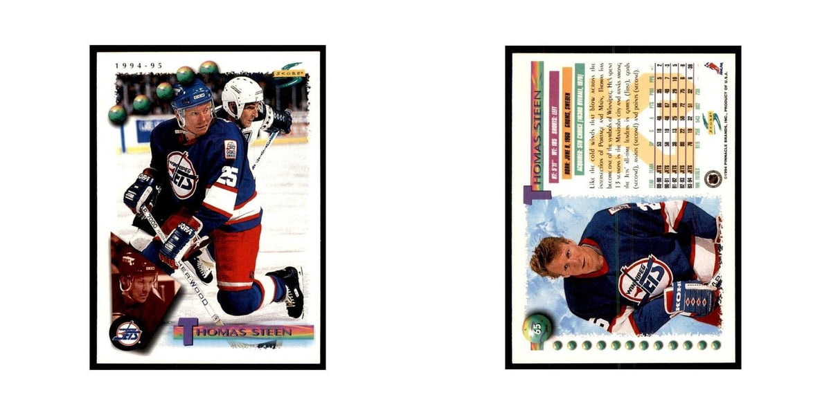 Thomas Steen 1994 Score #65 Hockey Cards Hockey Card NM